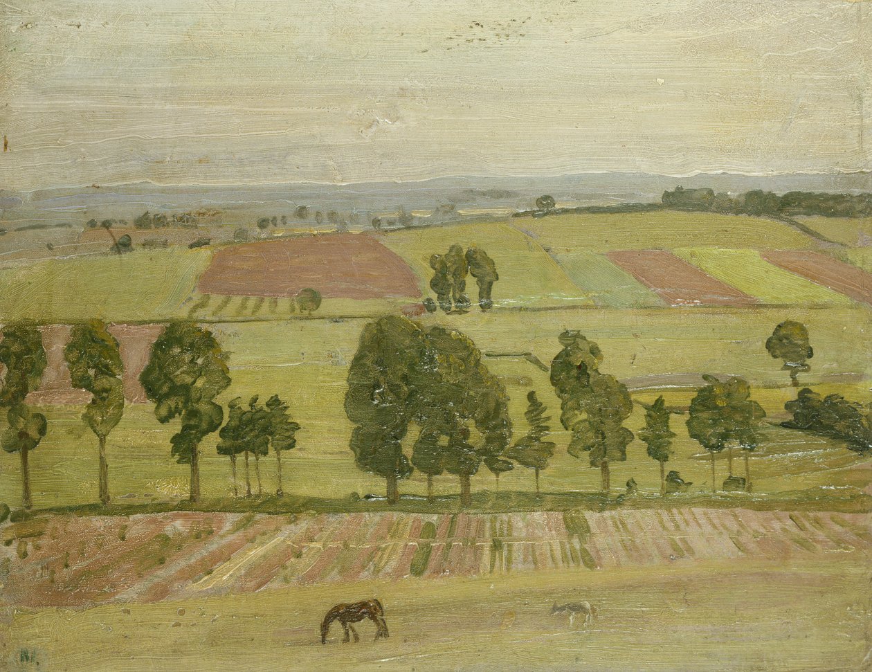 Glastonburská pláň od William Nicholson