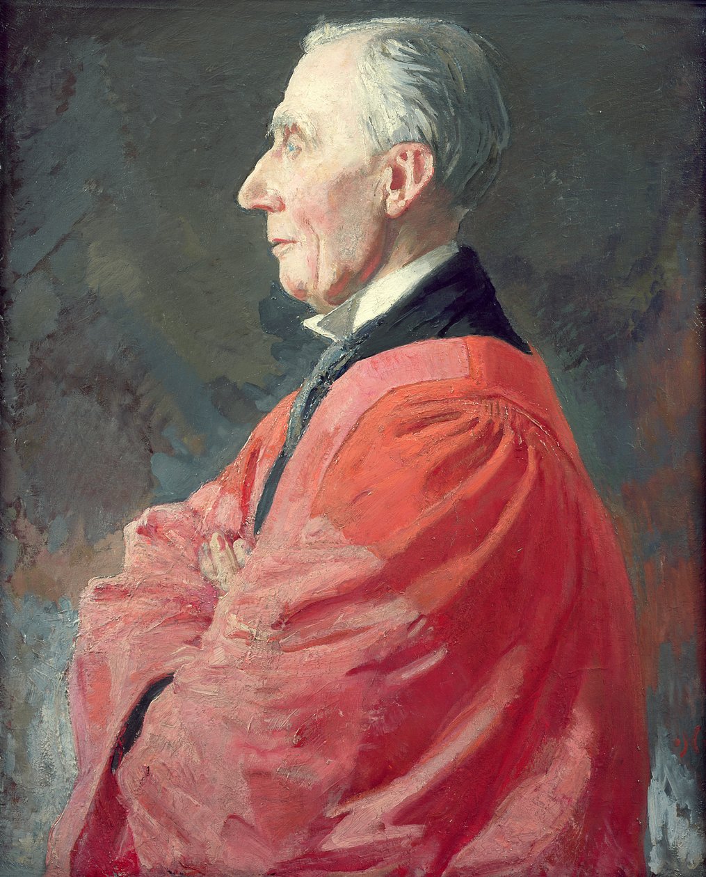 Portrét H.A.L. Rybář od William Nicholson
