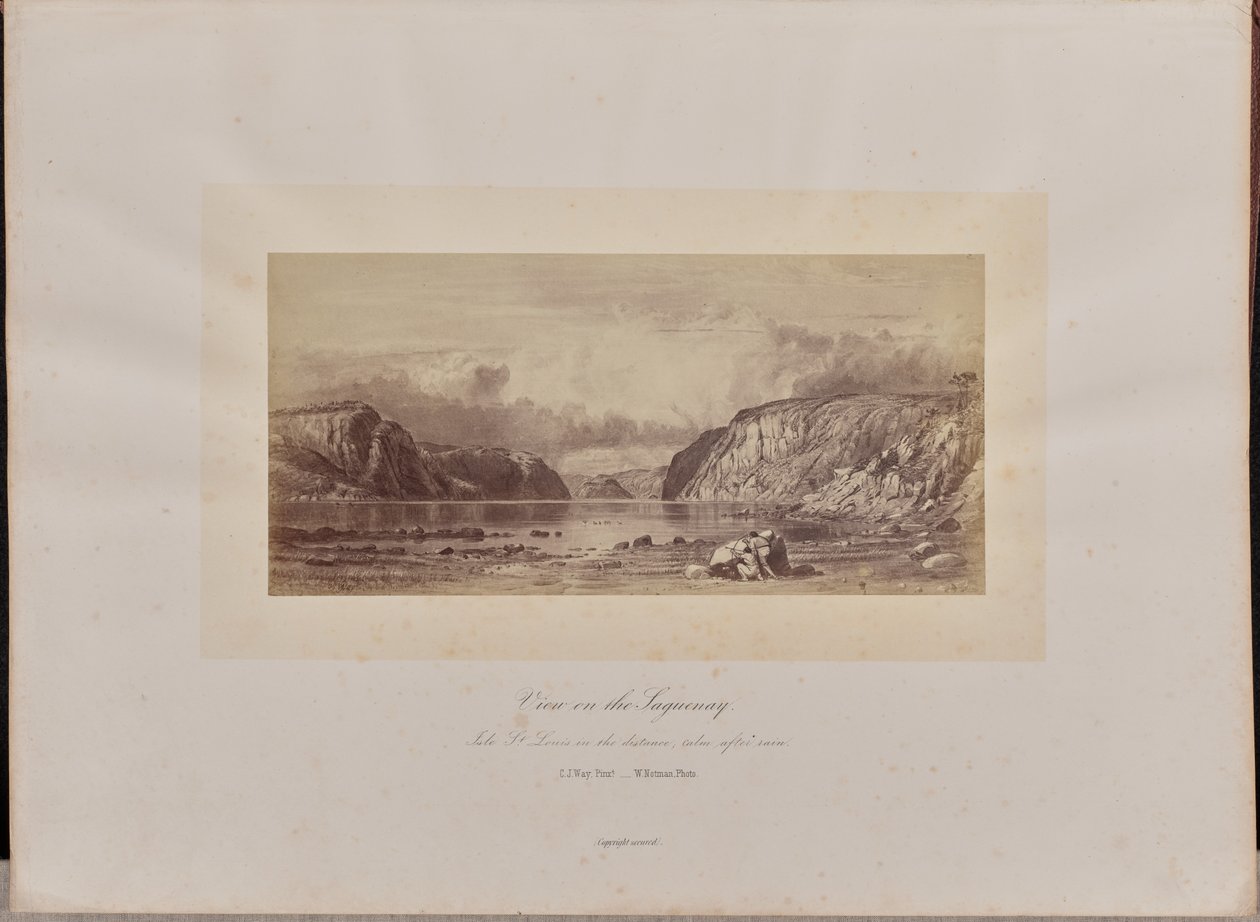 Pohled na Saguenay od William Notman