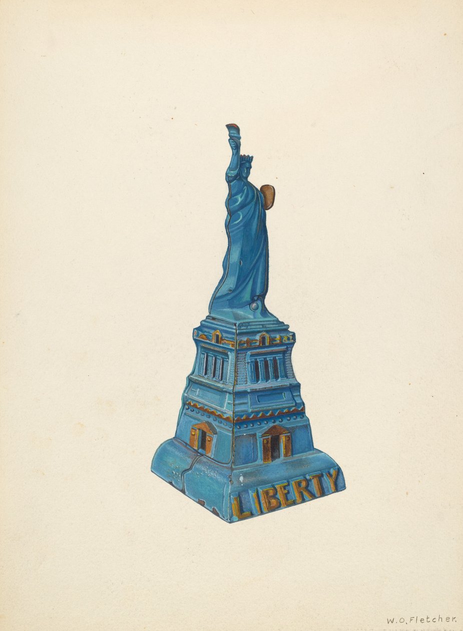 Banka: Socha svobody, c. 1940. od William O. Fletcher