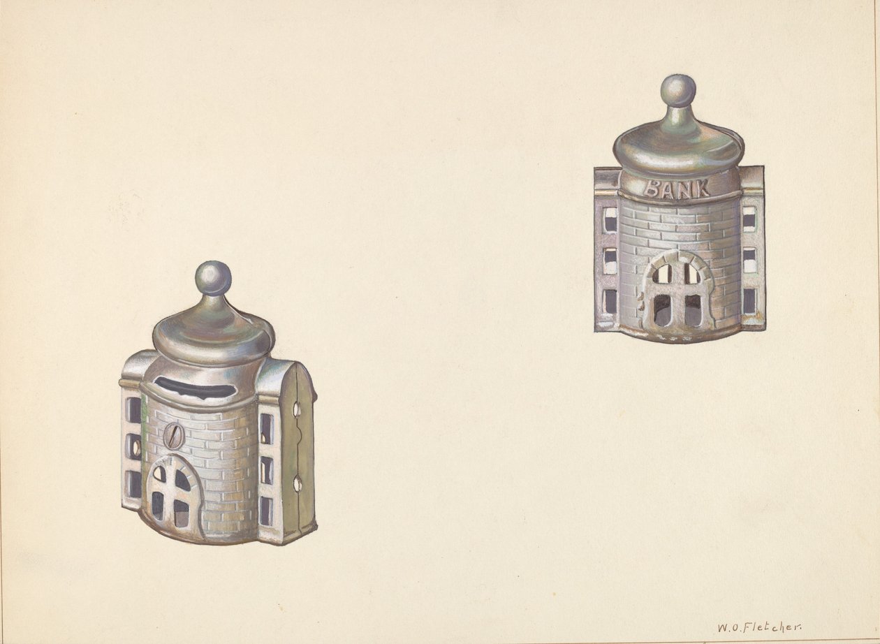 Banka mincí Byzantine Dome, c. 1938. od William O. Fletcher