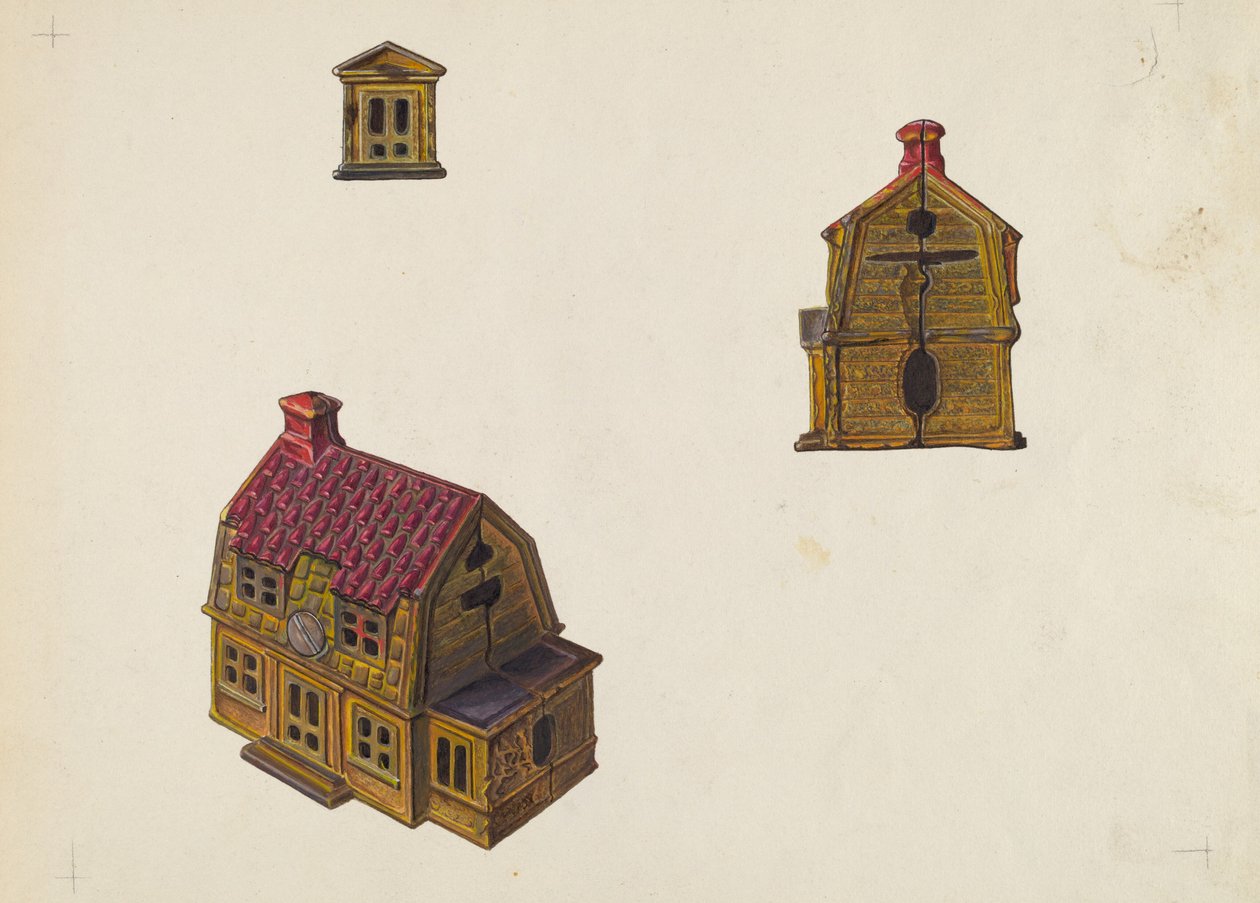 Taškovou střechou House Bank, c. 1939. od William O. Fletcher