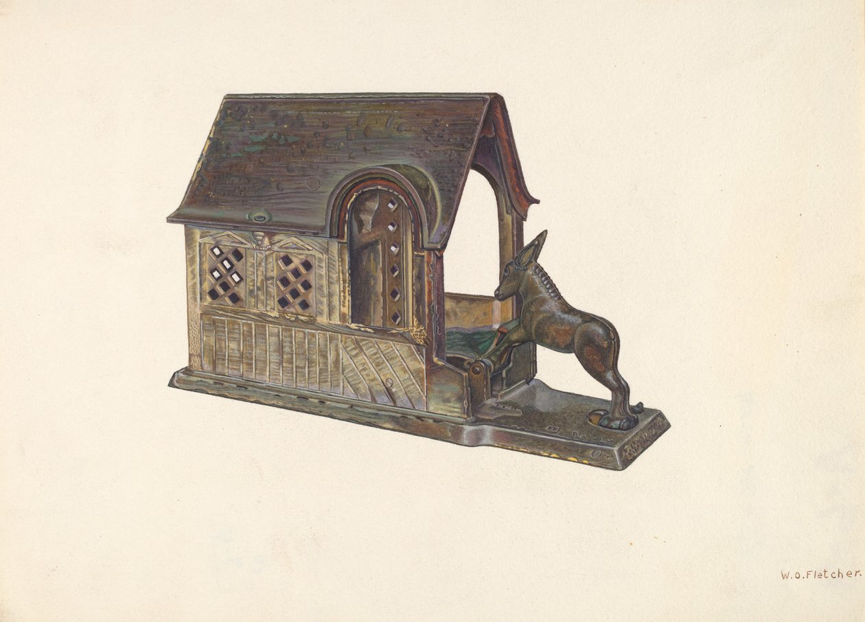Toy Bank, c. 1940. od William O. Fletcher