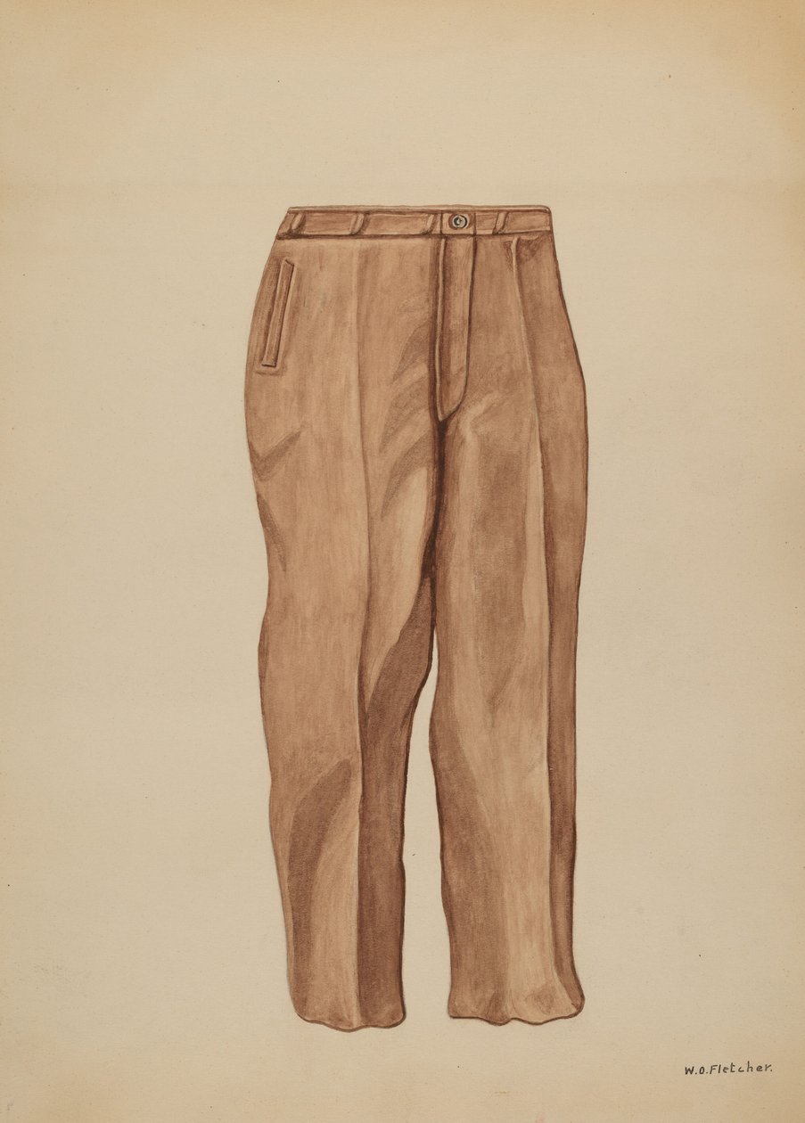 Kalhoty, c. 1937. od William O. Fletcher