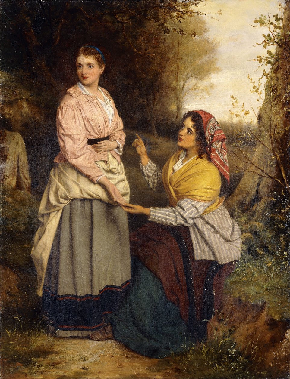 Cikánské proroctví, 1877 od William Oliver