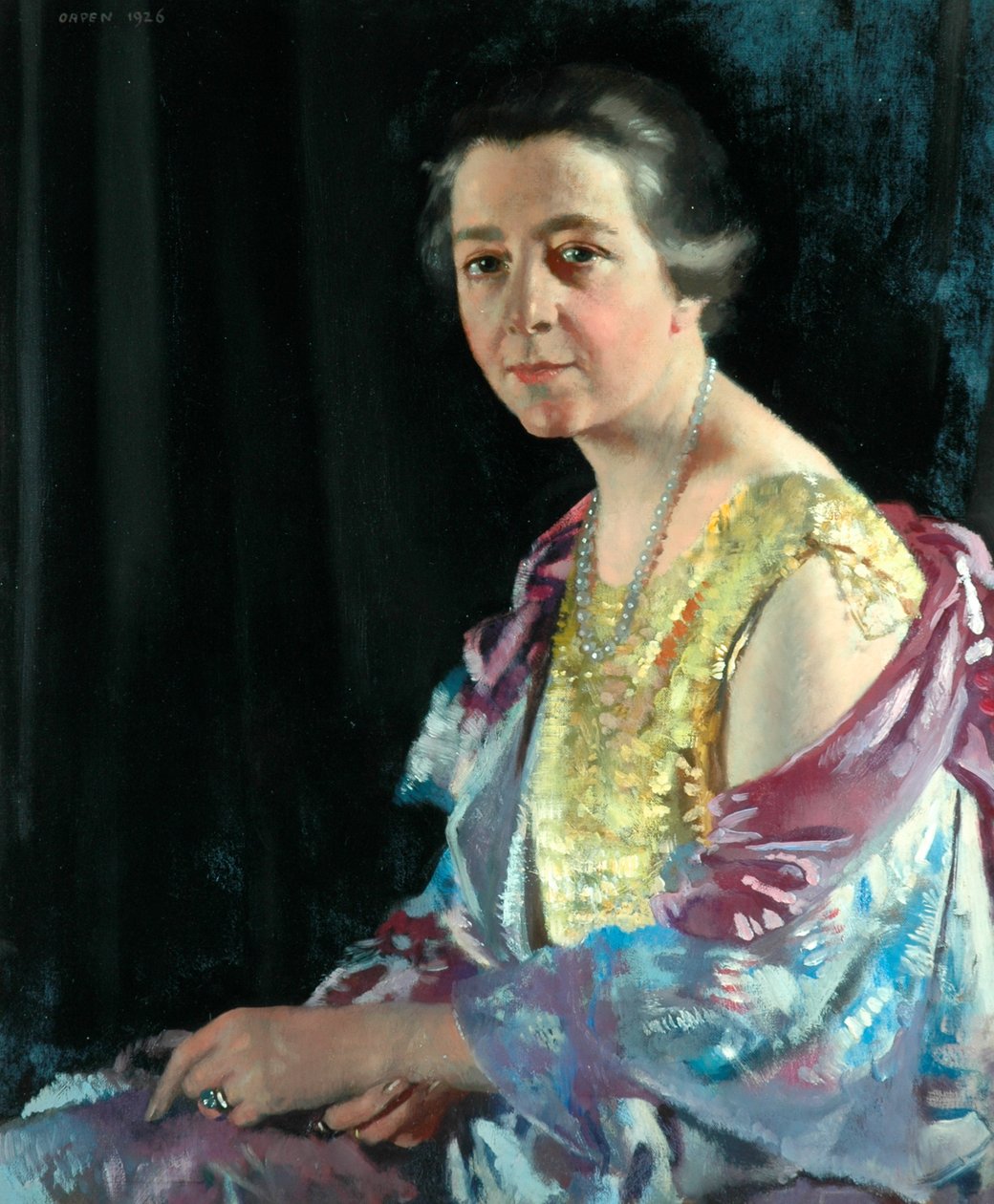 Paní Thomas Howarth, 1926 od William Orpen