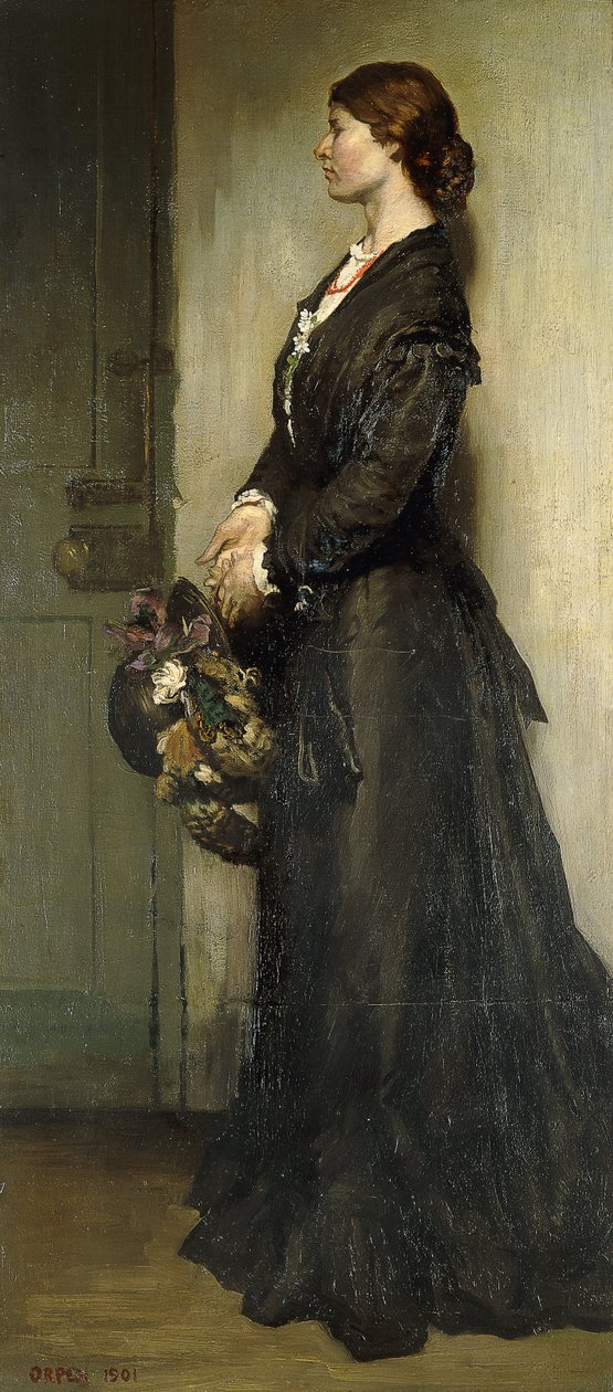 Dáma v černém, 1901 od William Orpen