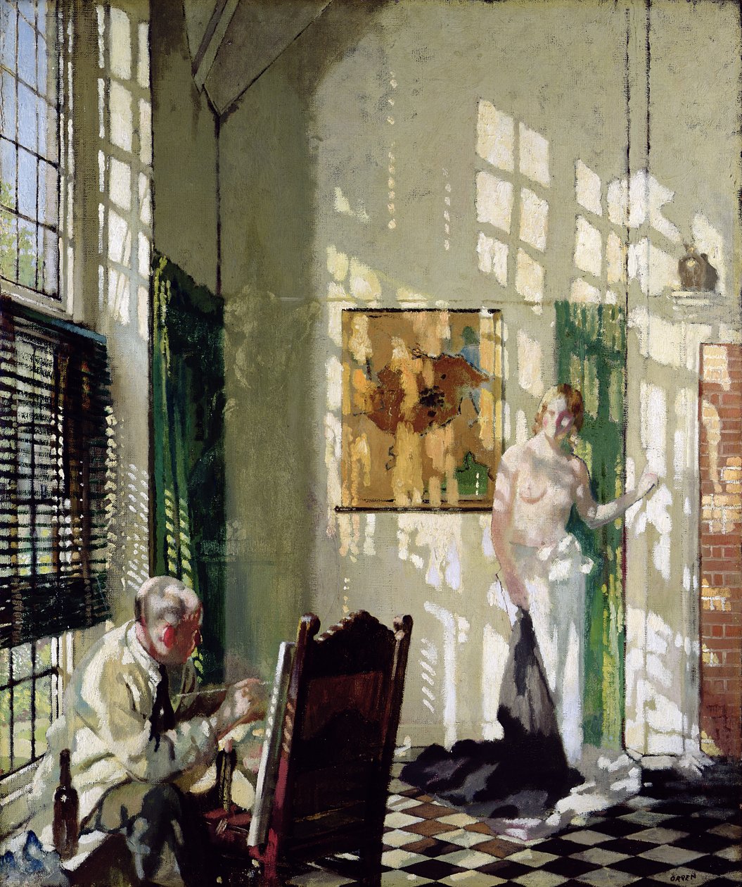 Studio (olej na plátně) od William Orpen
