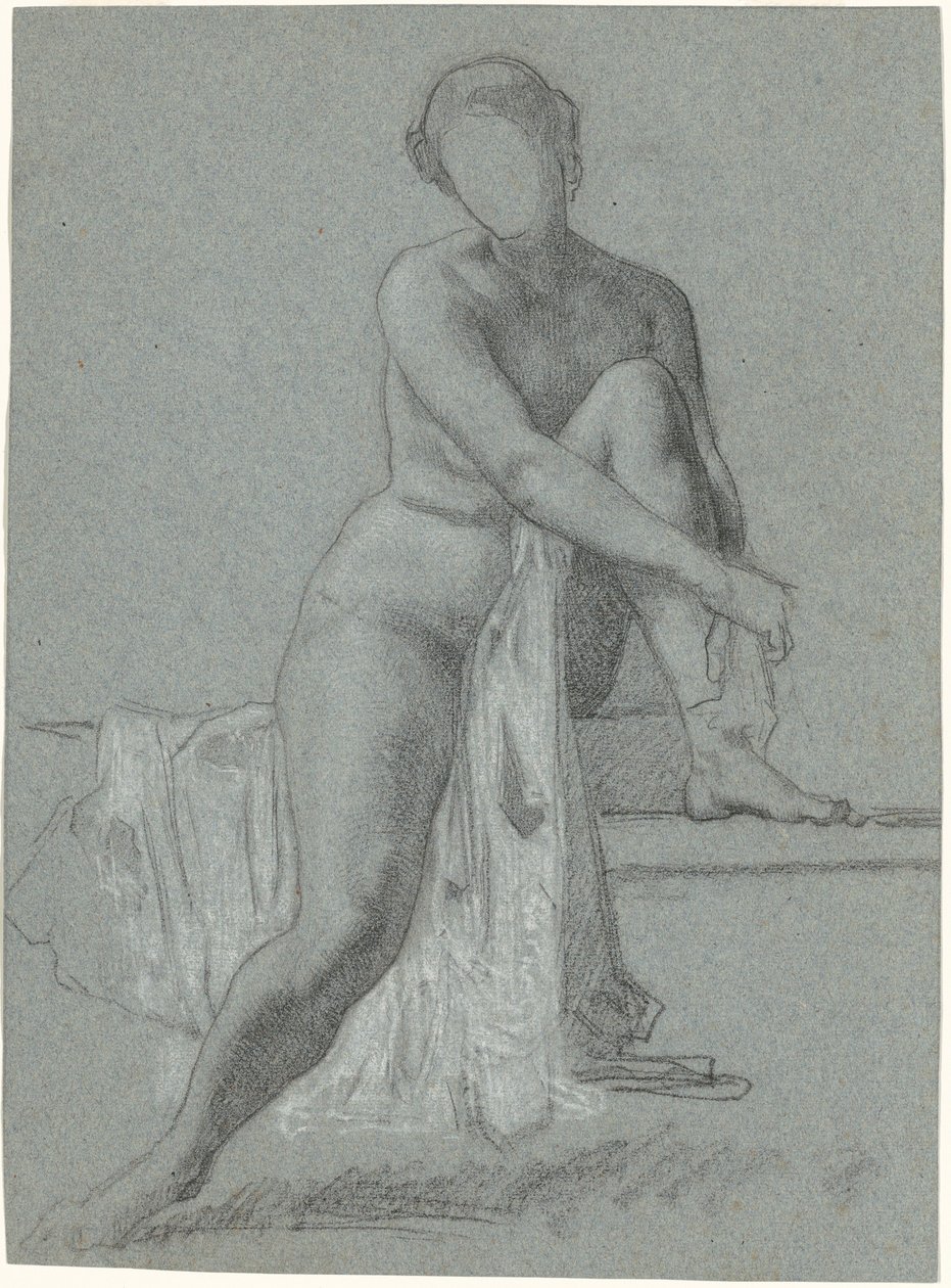 Sedící nahá od William P. Babcock