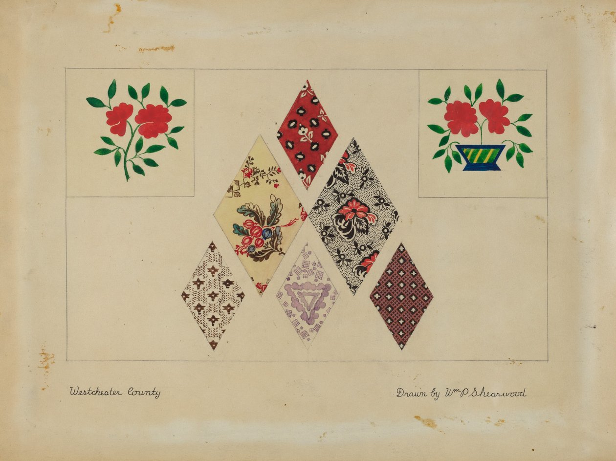 Tištěné vzory přikrývek od William P. Shearwood