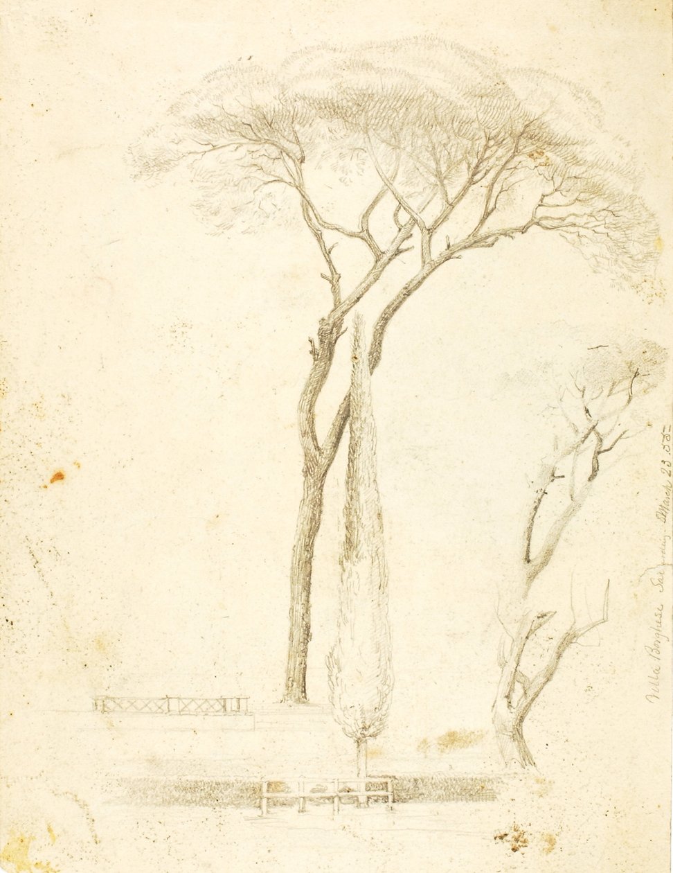 (Studie - Vila Borghese, 2 postavy atd.) od William Page