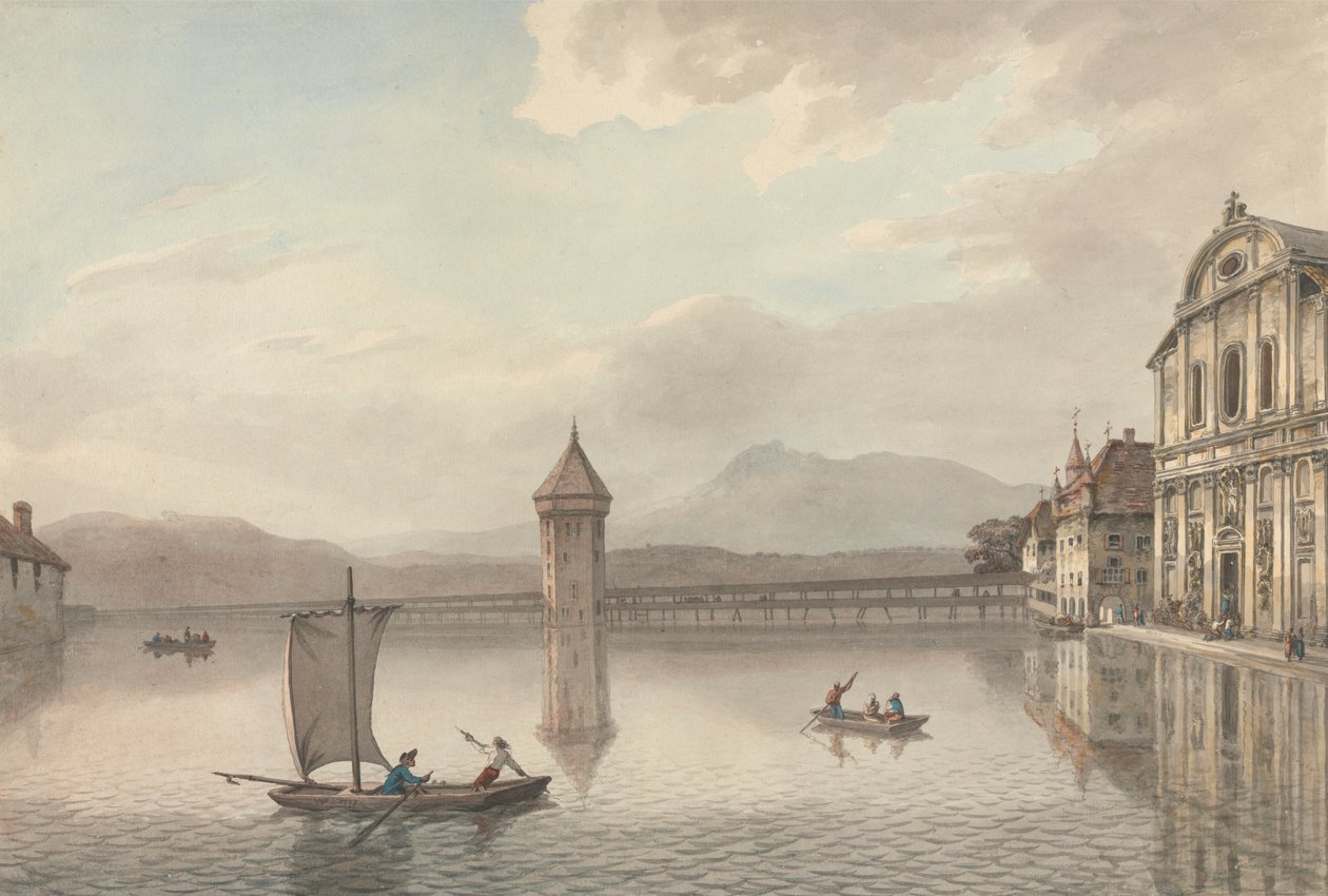 Pohled na Lucern od William Pars