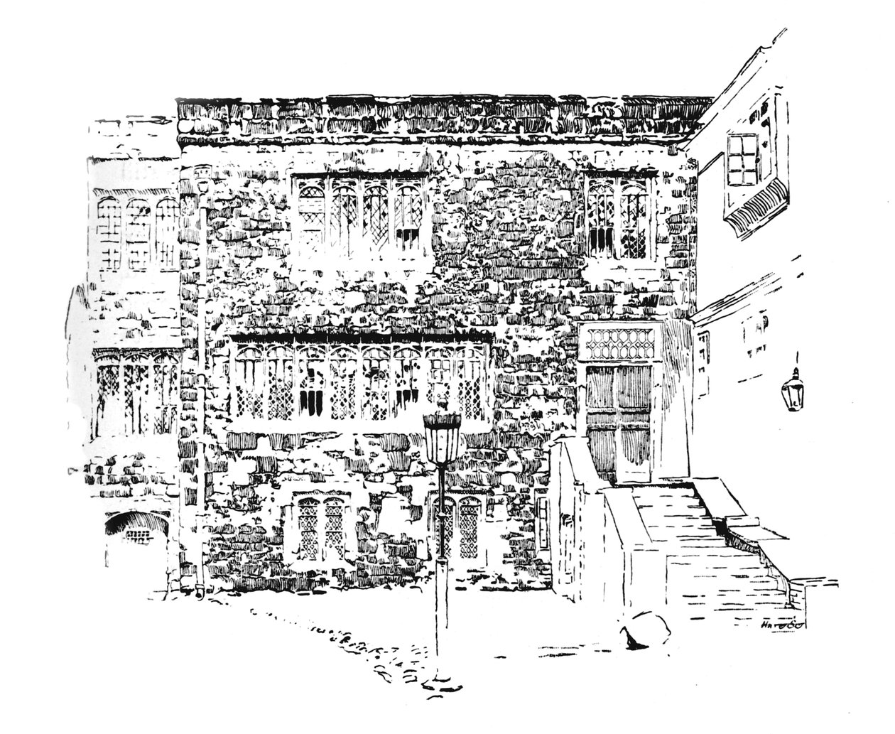 Jeruzalémská komora. Abbots Residence, Westminster, c1897 od William Patten