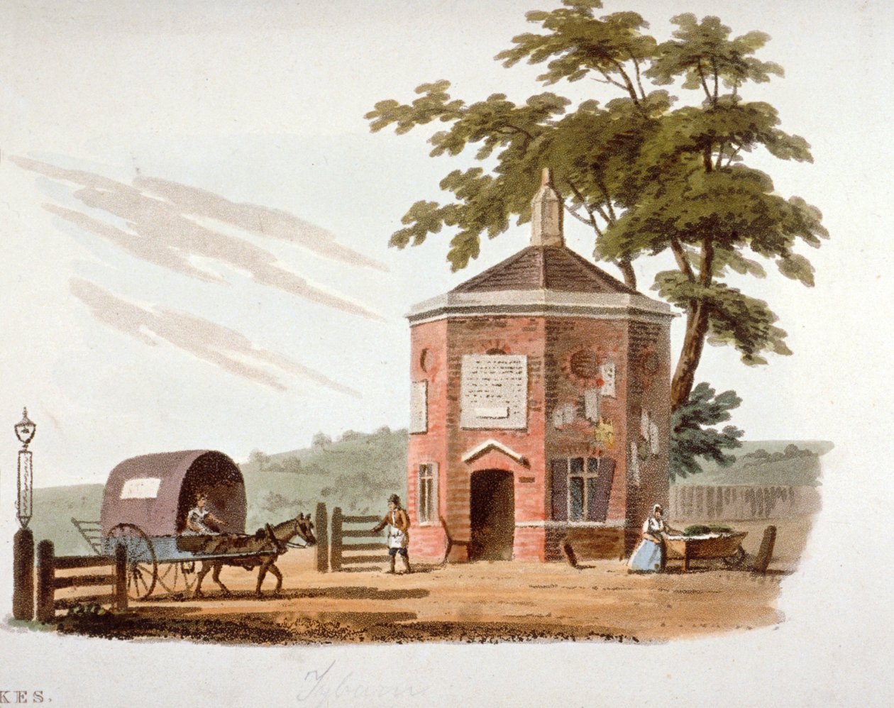 Tyburn točna, Londýn, 1812 od William Pickett