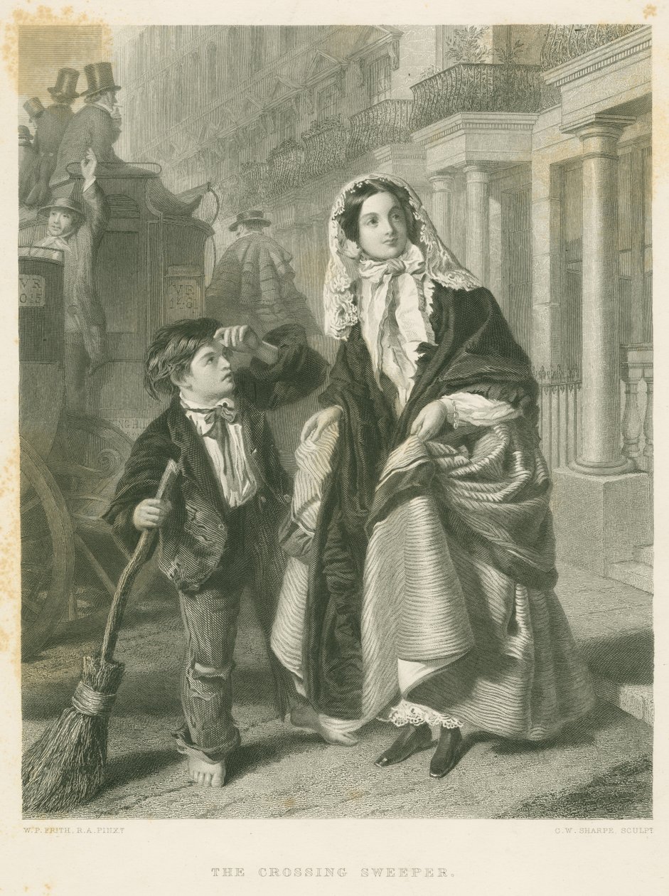 Bleak House: The Crossing Sweeper od William Powell Frith