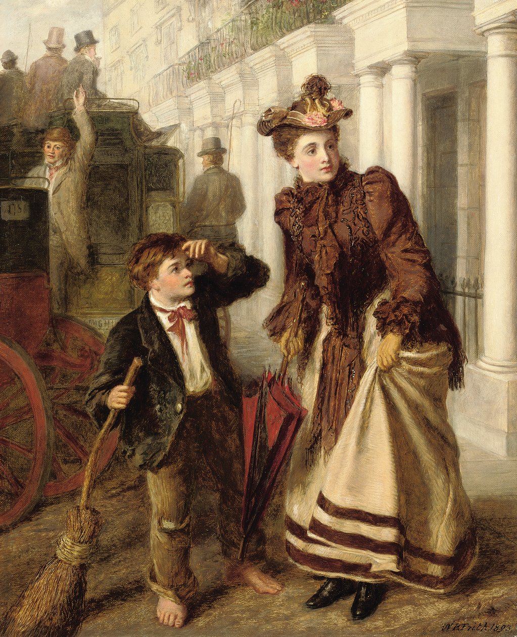 The Crossing Sweeper, 1893 od William Powell Frith
