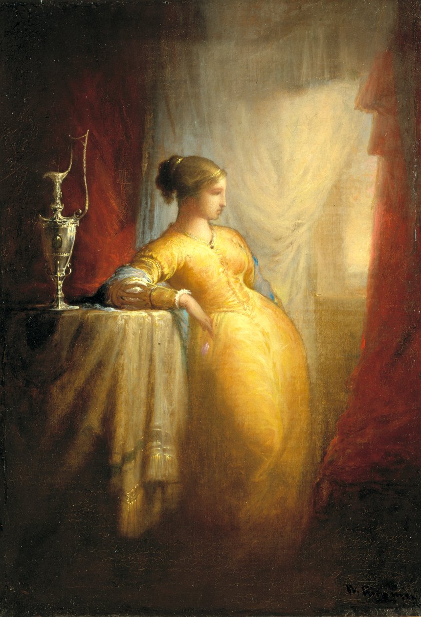 U okna, ca. 1870. od William Rimmer