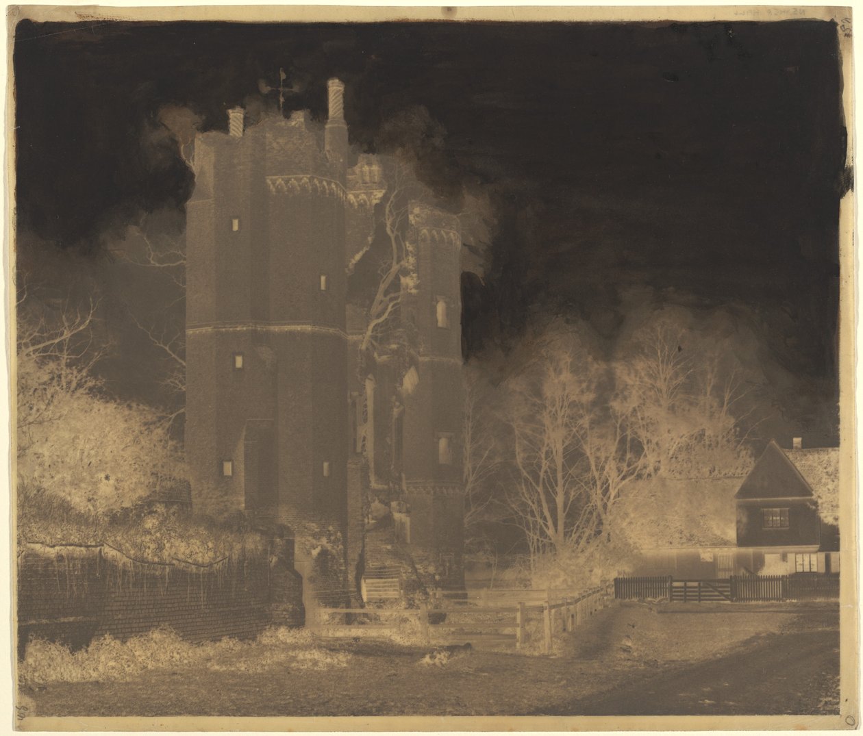 Nether Hall, 1850. od William Robert Baker