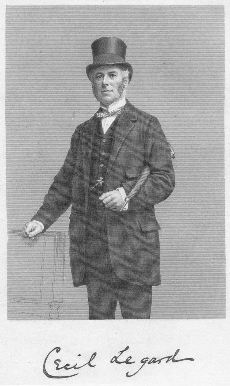Cecil Legard, 1893. od William Roffe
