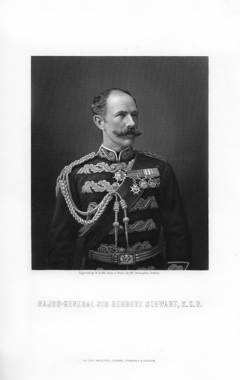 Sir Herbert Stewart , britský voják, 1893. od William Roffe