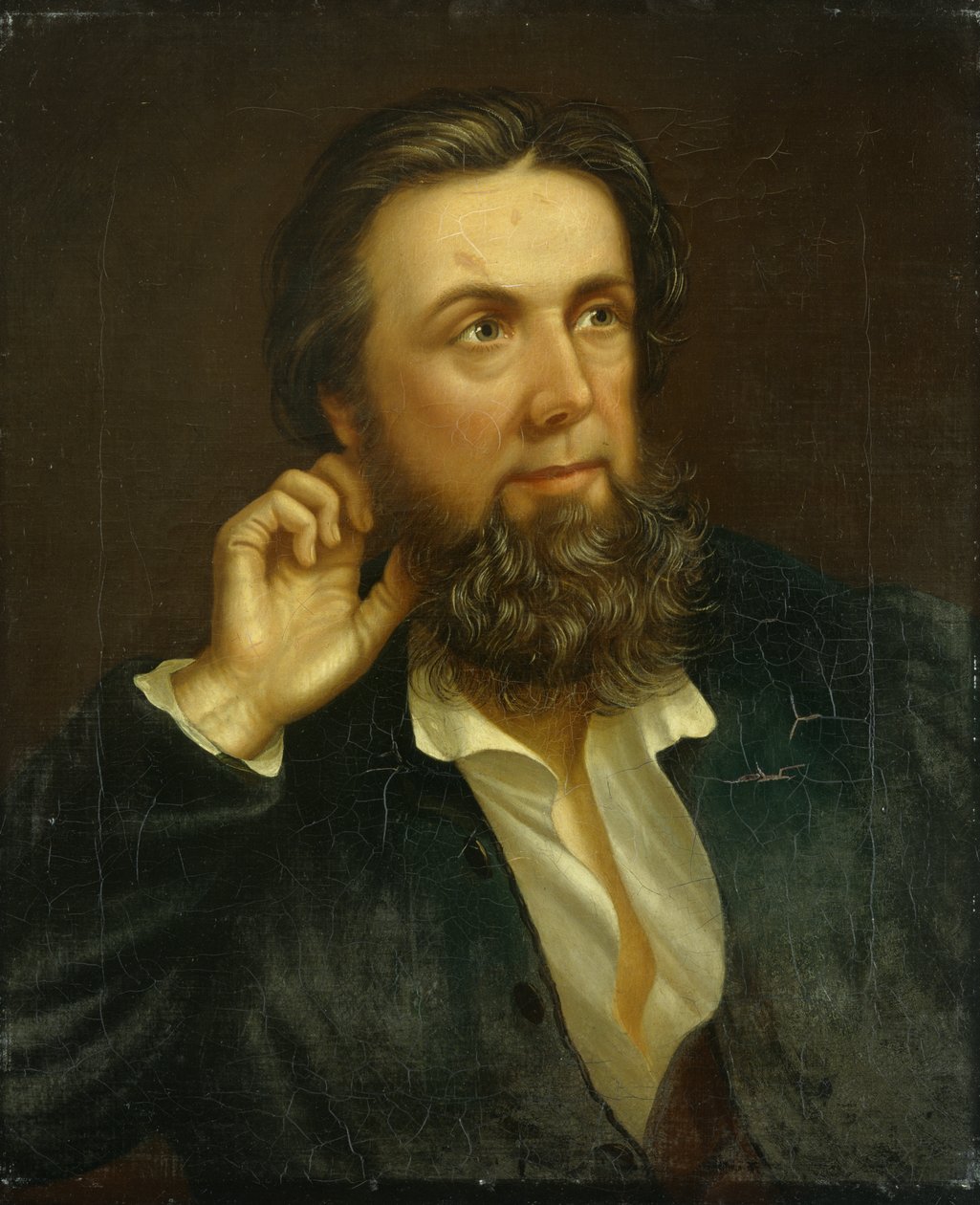 John Jones (Talhaiarn) 1846 (olej na plátně) od William Roos