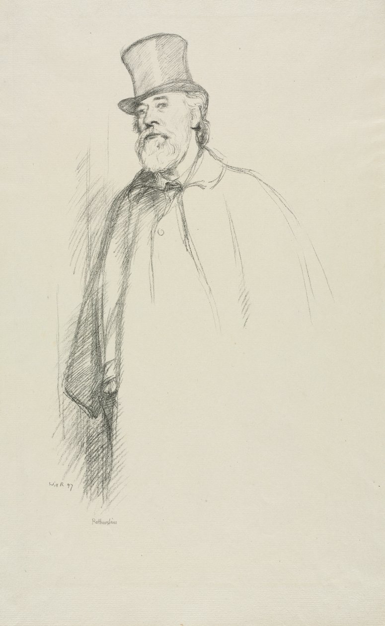 Alphonse Legros od William Rothenstein