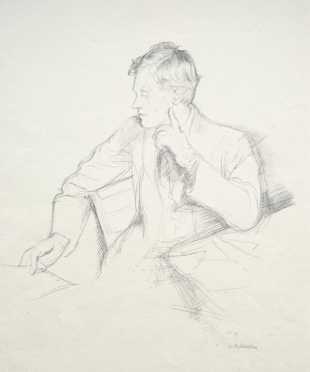 Charles Hazelwood Shannon, 1897. od William Rothenstein