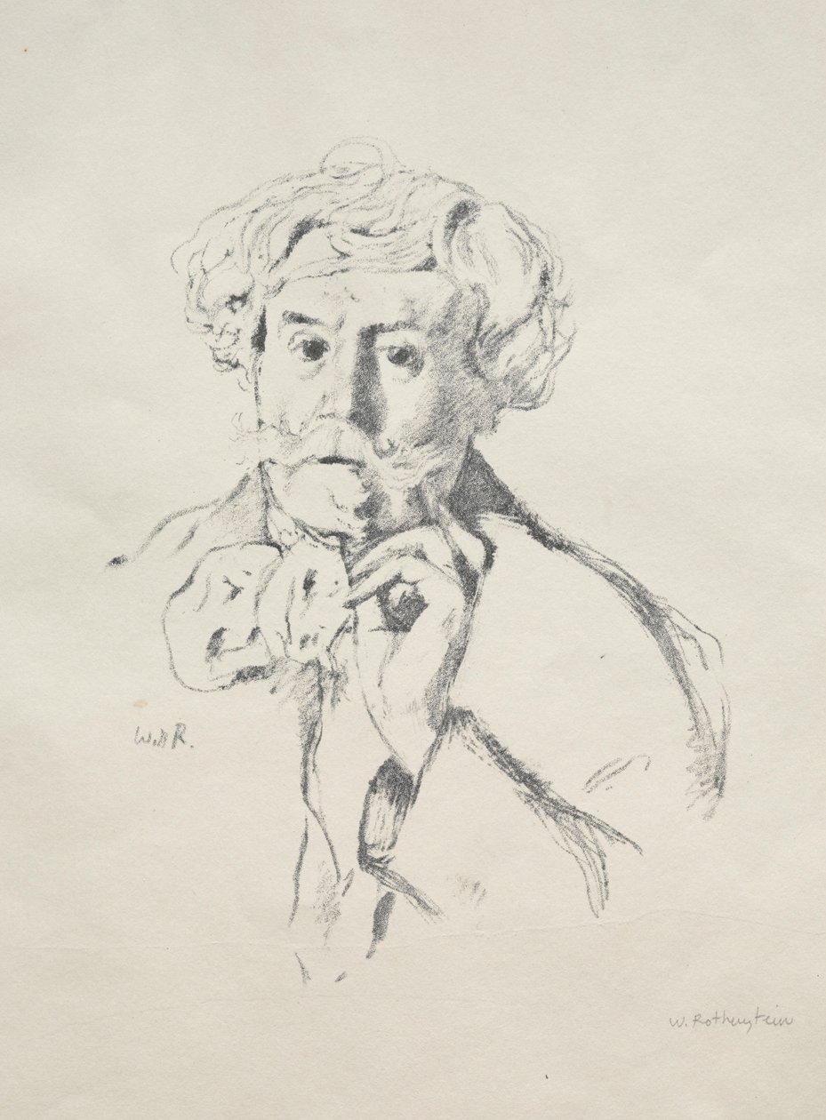 Edmond de Goncourt, 1897. od William Rothenstein