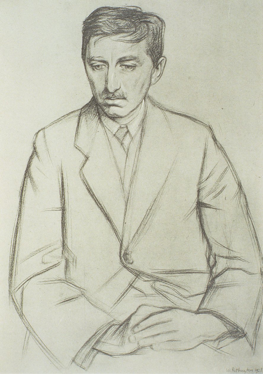 Portrét E. M. Forster (1879-1970) od William Rothenstein