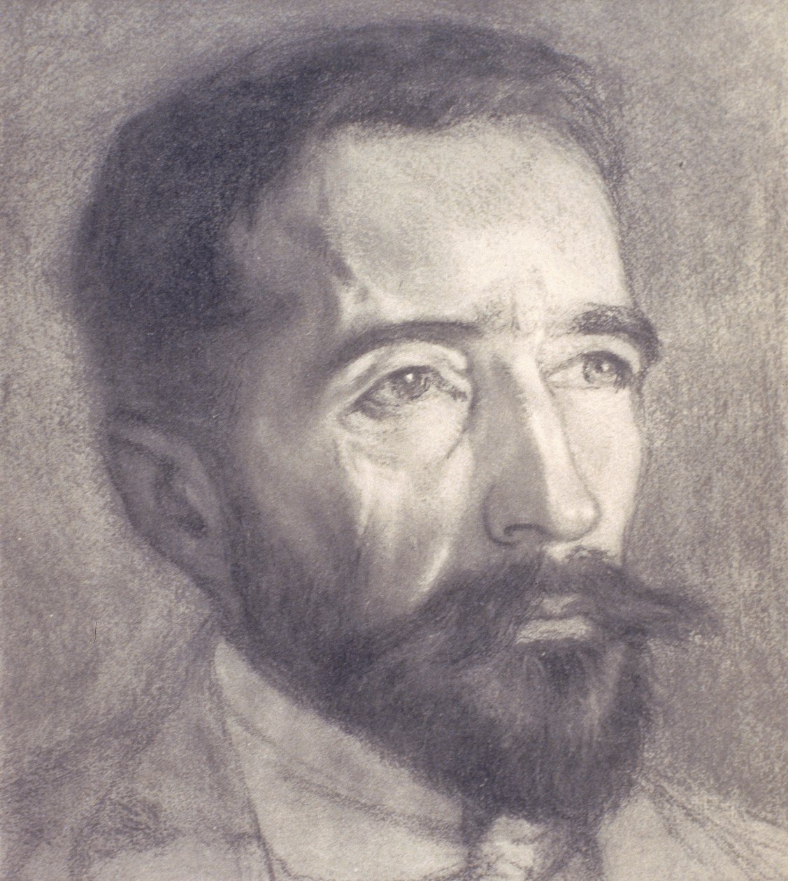 Portrét Josepha Conrada (1857-1924) (litho) od William Rothenstein