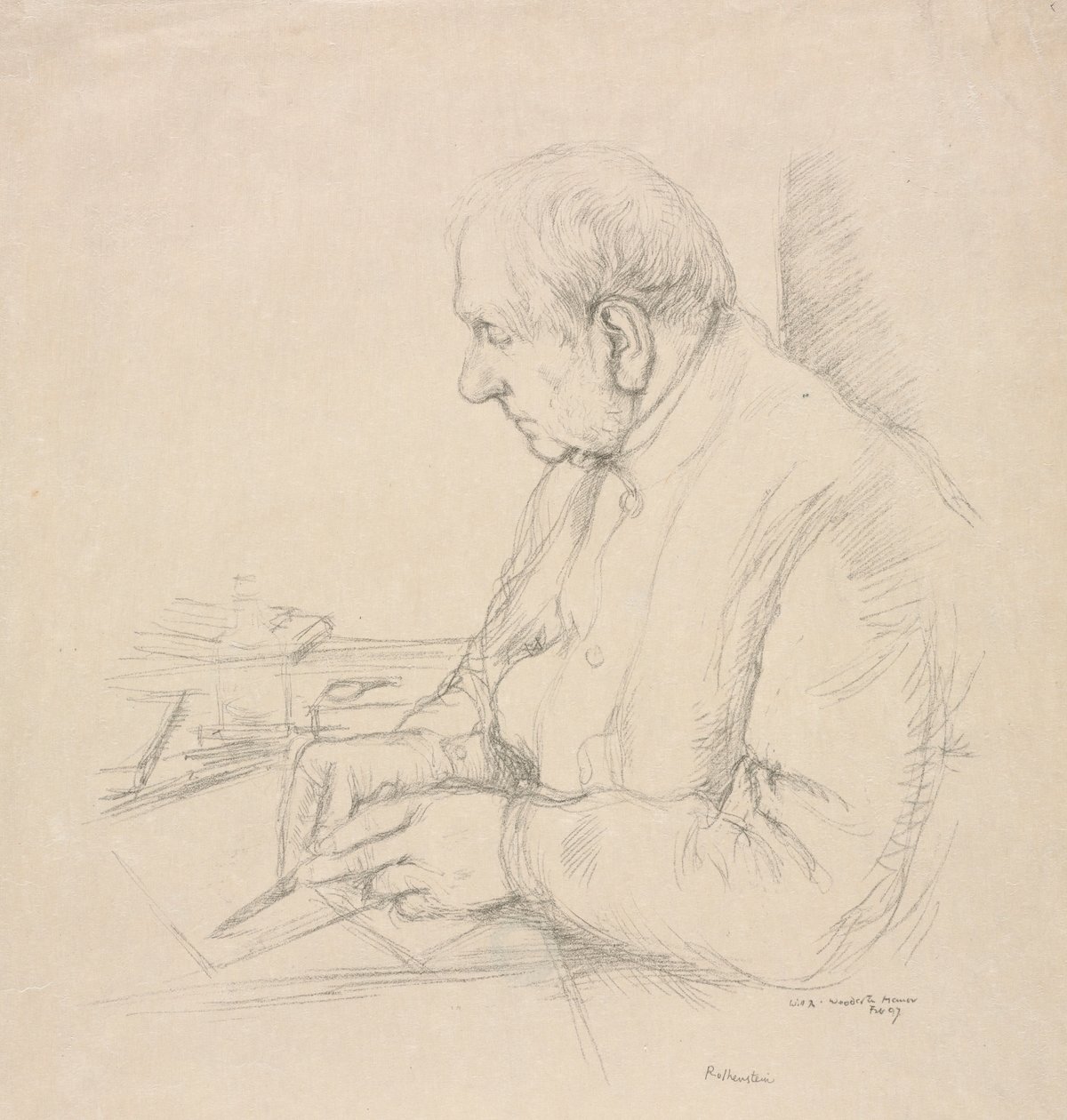 Sir Francis Seymour Haden, 1897. od William Rothenstein