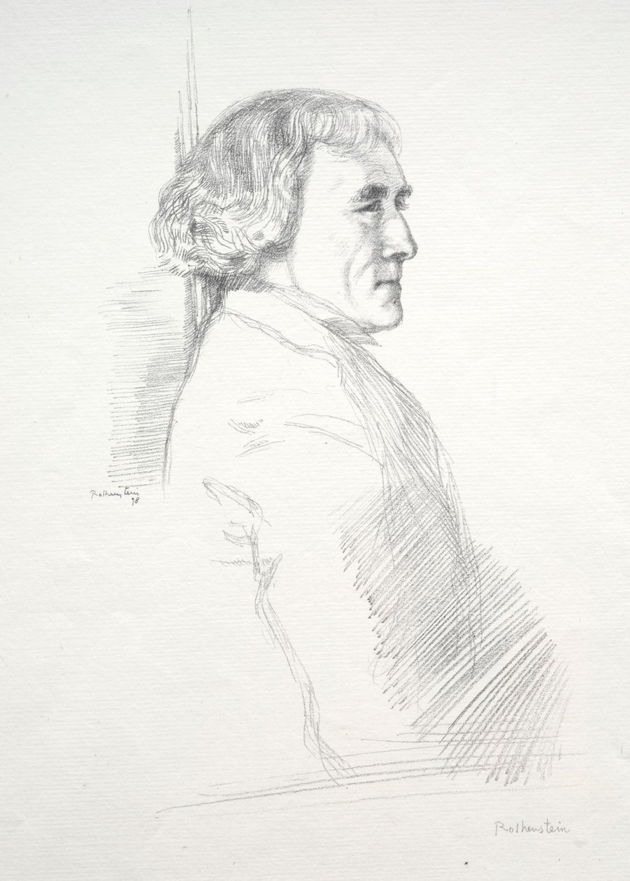 Sir Henry Irving, 1898. od William Rothenstein