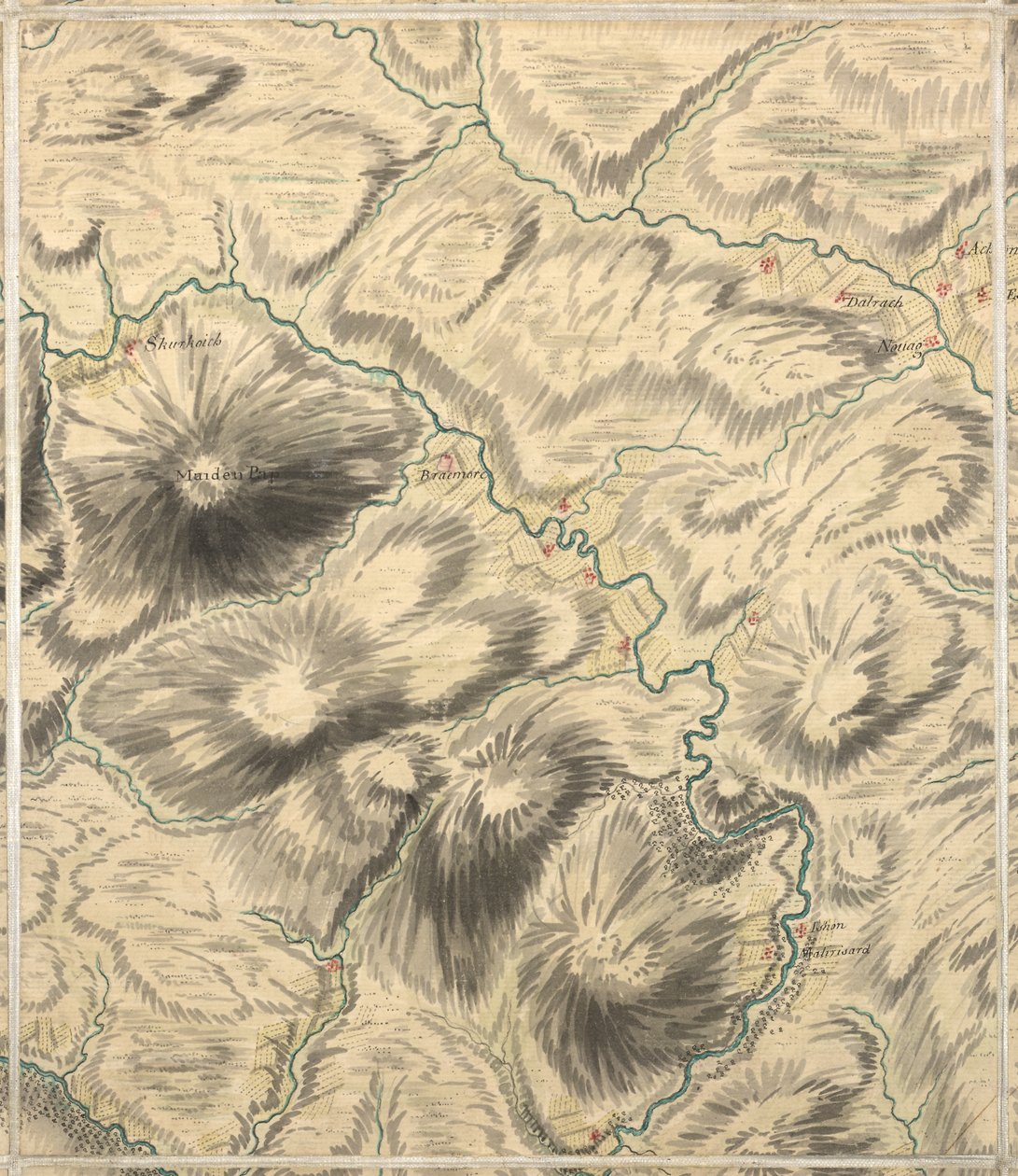 Dalnawhinny, Roy Military Survey of Scotland od William Roy