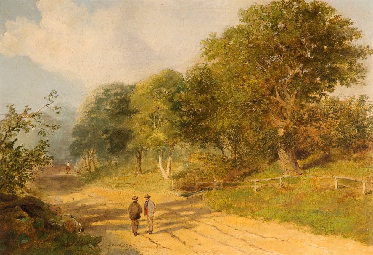 Cesta do Redheugh Hall, 1856 od William Ryott
