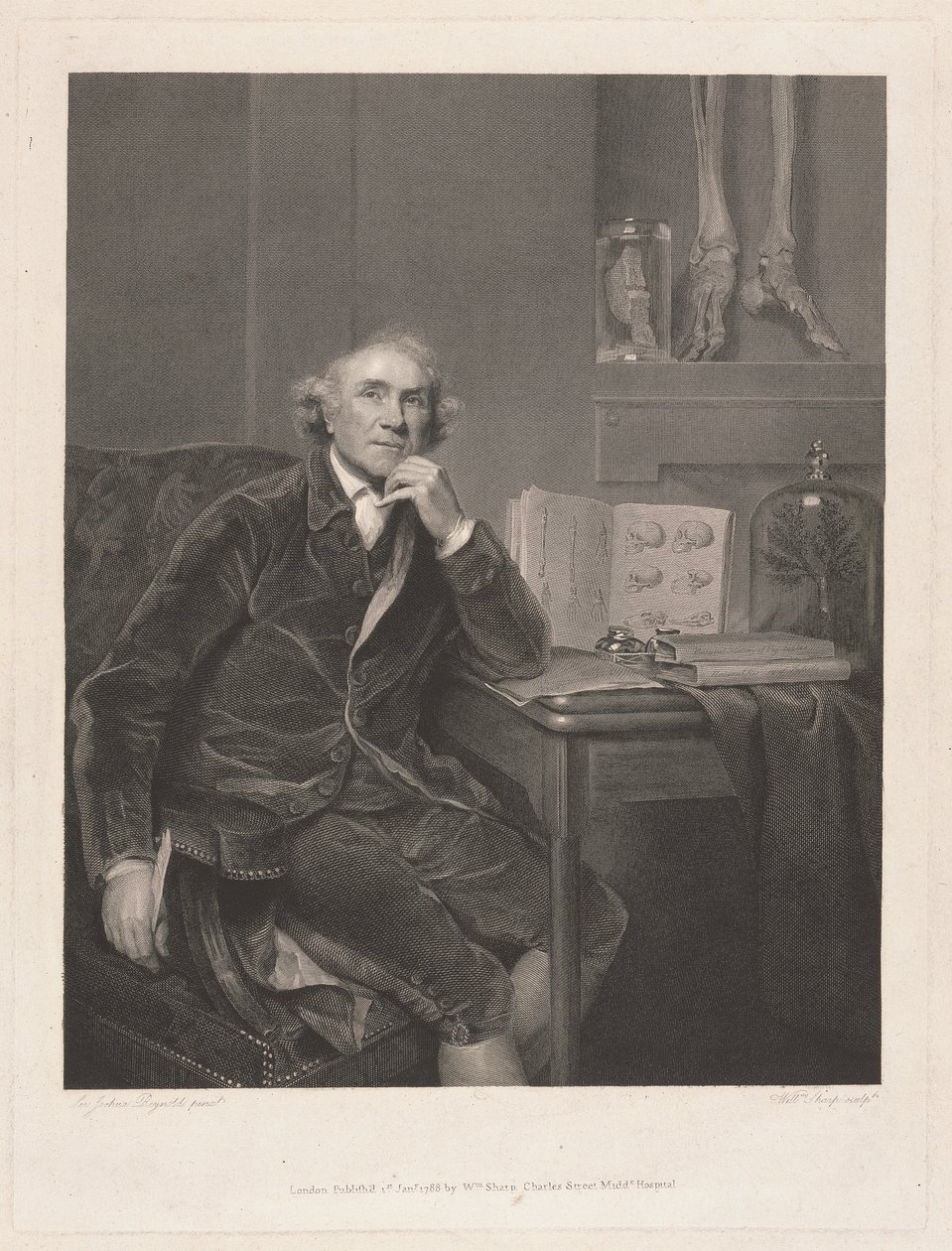 John Hunter, F.R.S. od William Sharp