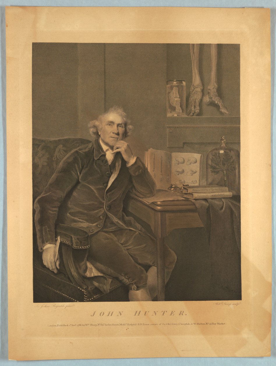 Portrét Johna Huntera od William Sharp