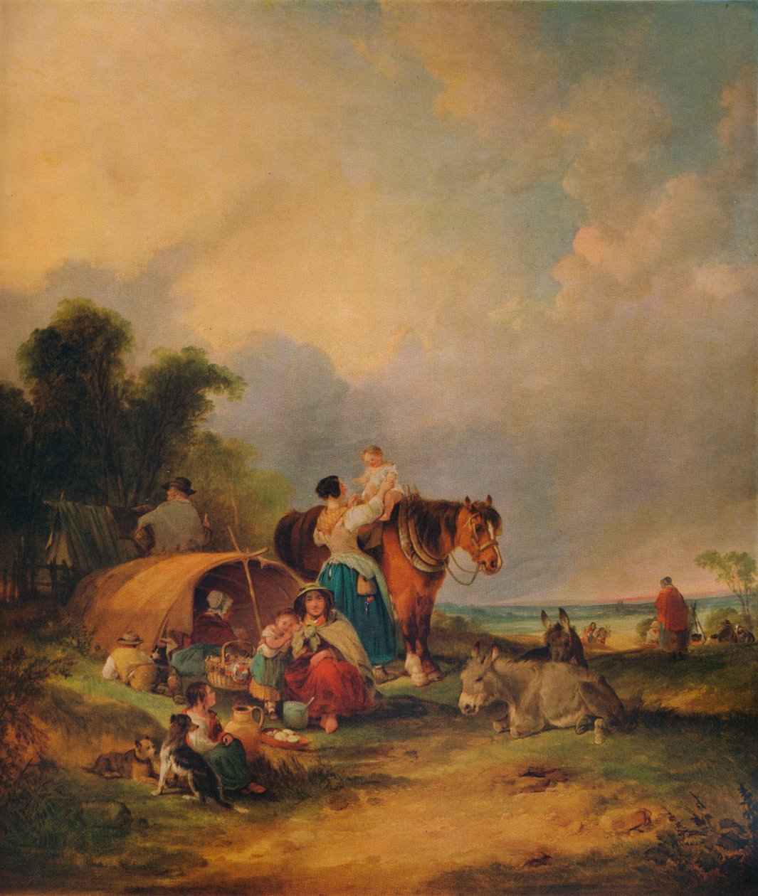 A Gipsy Encampment, c1788 od William Shayer