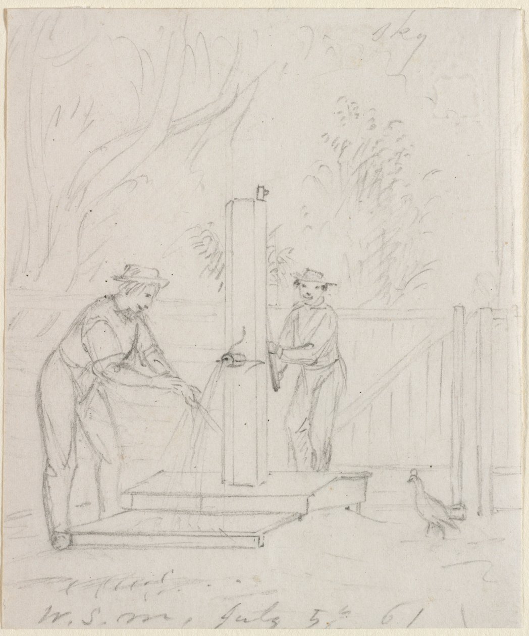 U pumpy, 1861. od William Sidney Mount