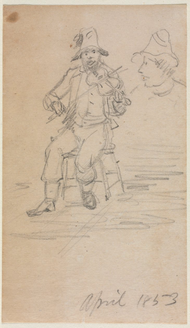 Fiddling Beggar, 1853. od William Sidney Mount