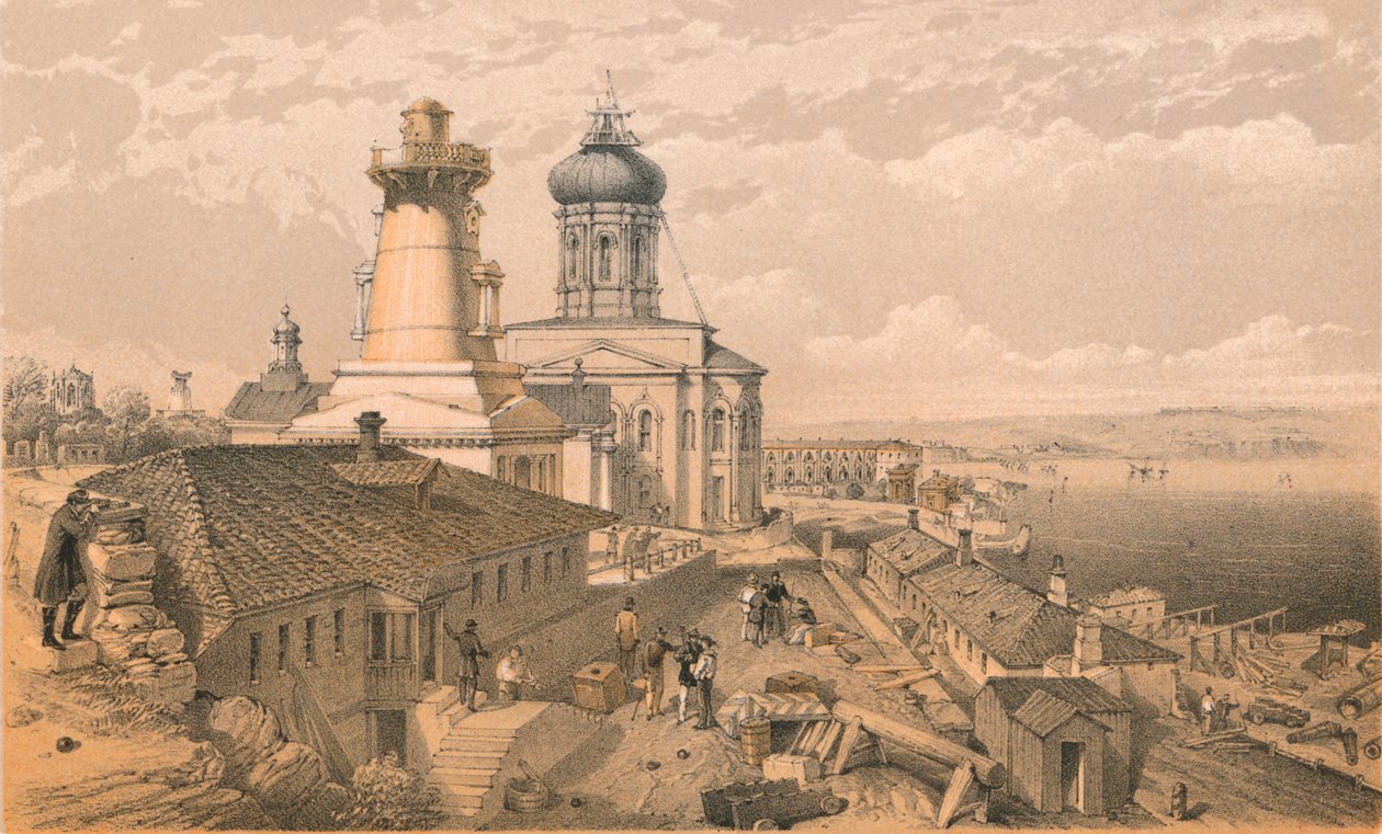 Admiralita, Sebastopol, 1856 od William Crimea Simpson