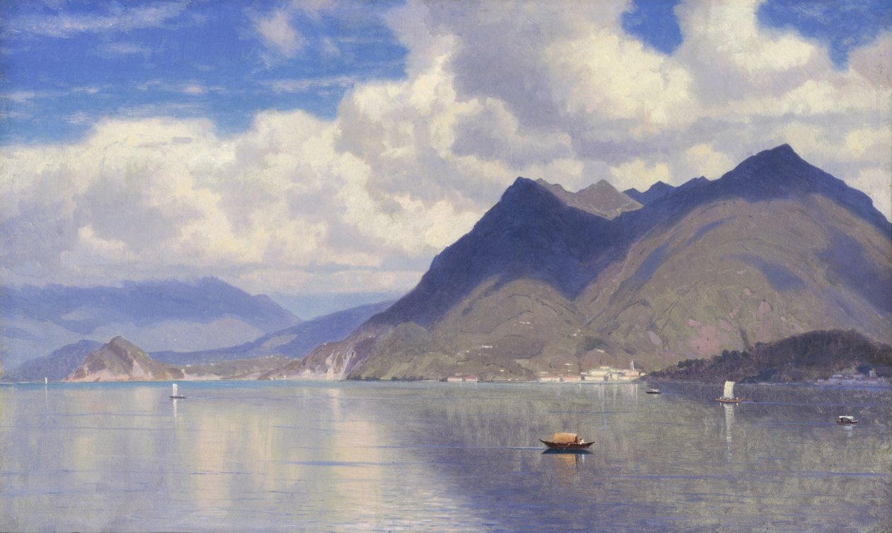 Jezero Maggiore, cca. 1867. od William Stanley Haseltine