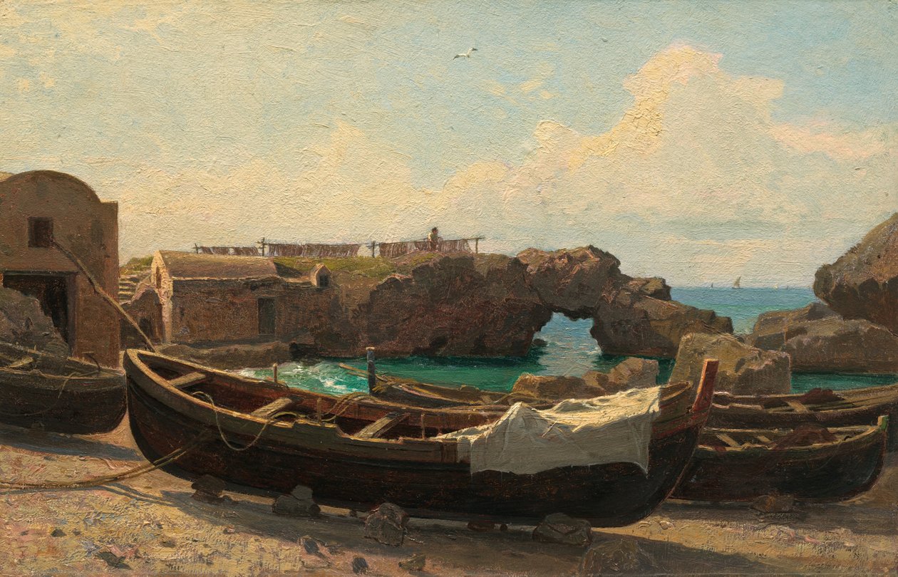 Marina Piccola, Capri, c. 1858. od William Stanley Haseltine
