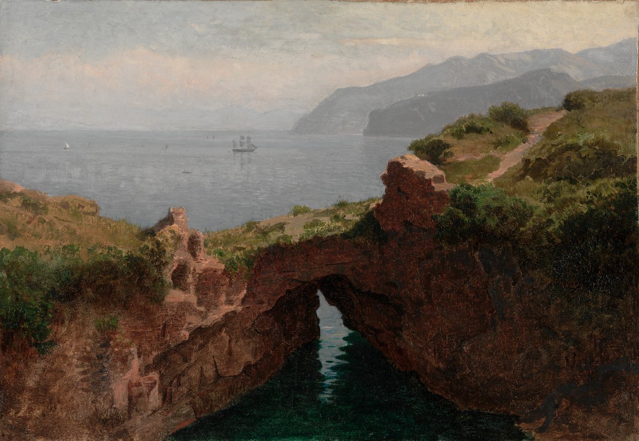 Přírodní oblouk, Capri, 1856. od William Stanley Haseltine
