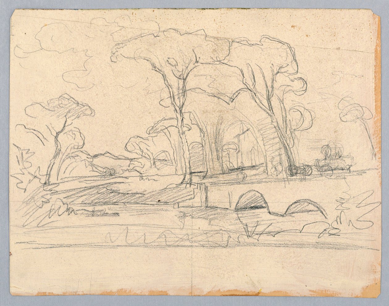 Studium krajiny od William Stanley Haseltine