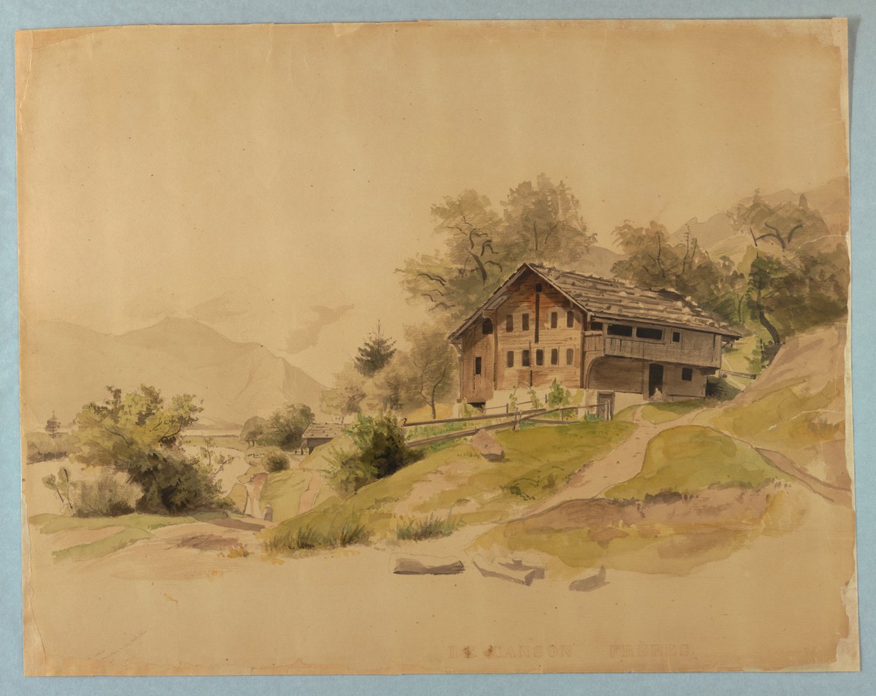 Studium krajiny od William Stanley Haseltine