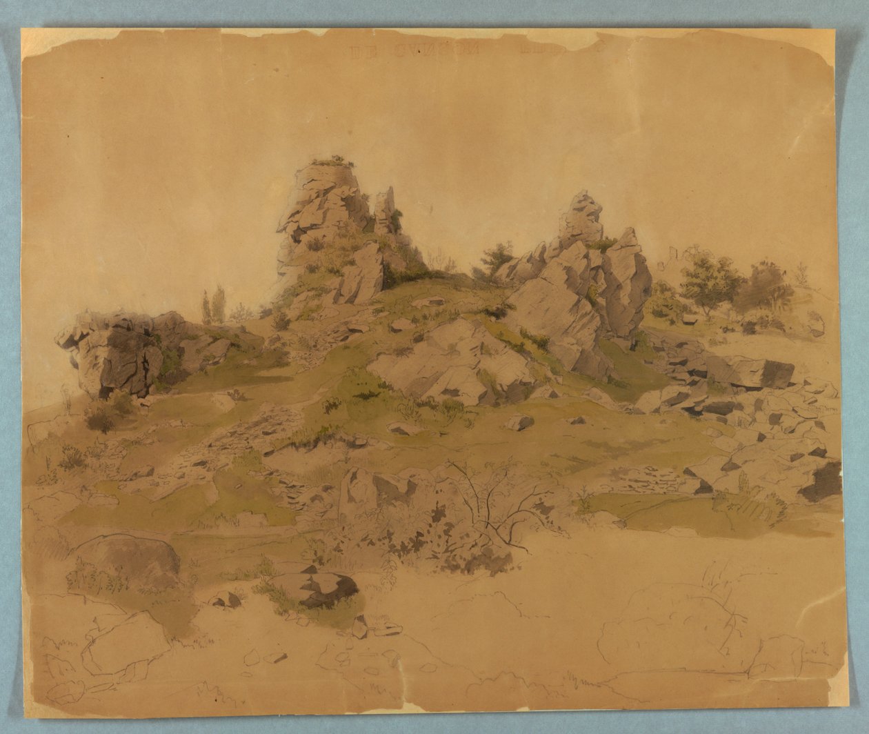 Studium krajiny od William Stanley Haseltine
