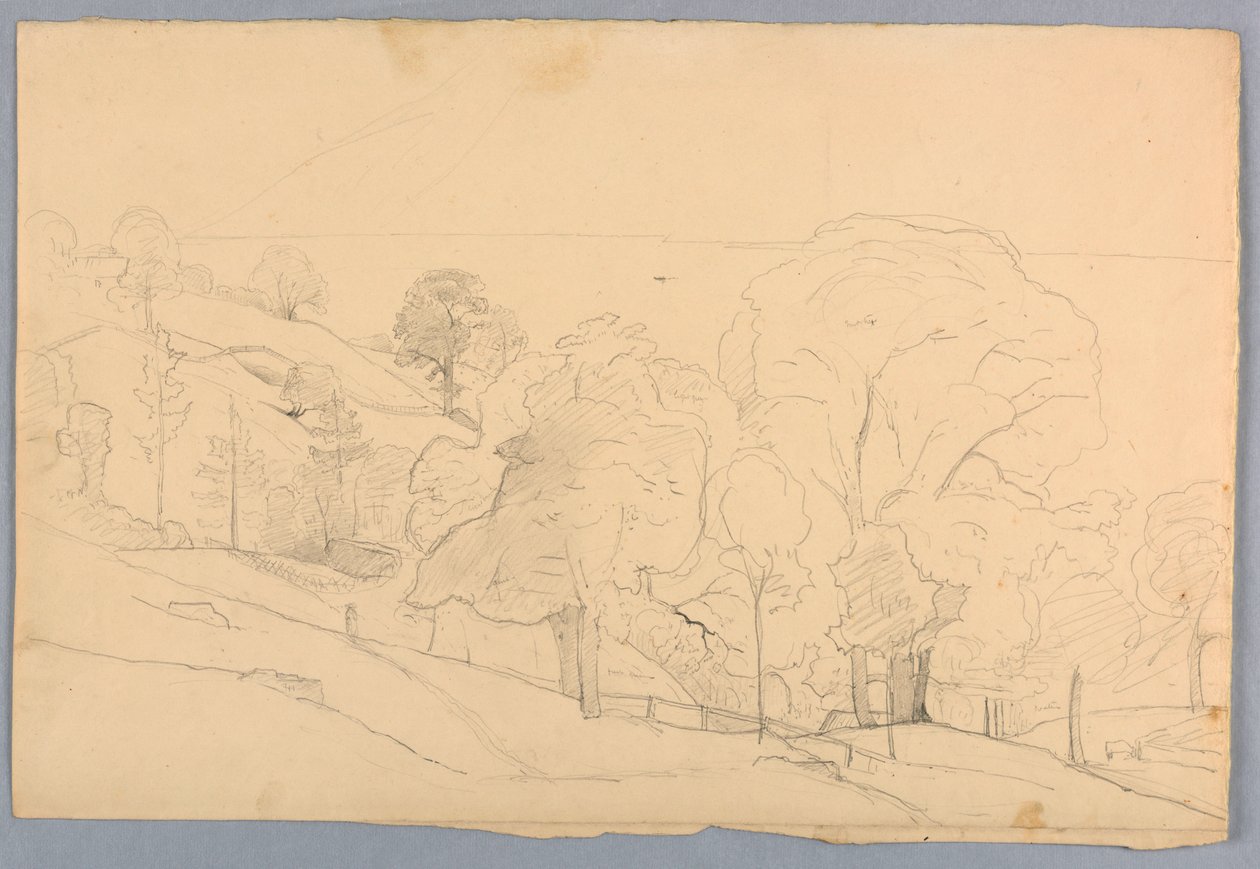 Studium krajiny od William Stanley Haseltine