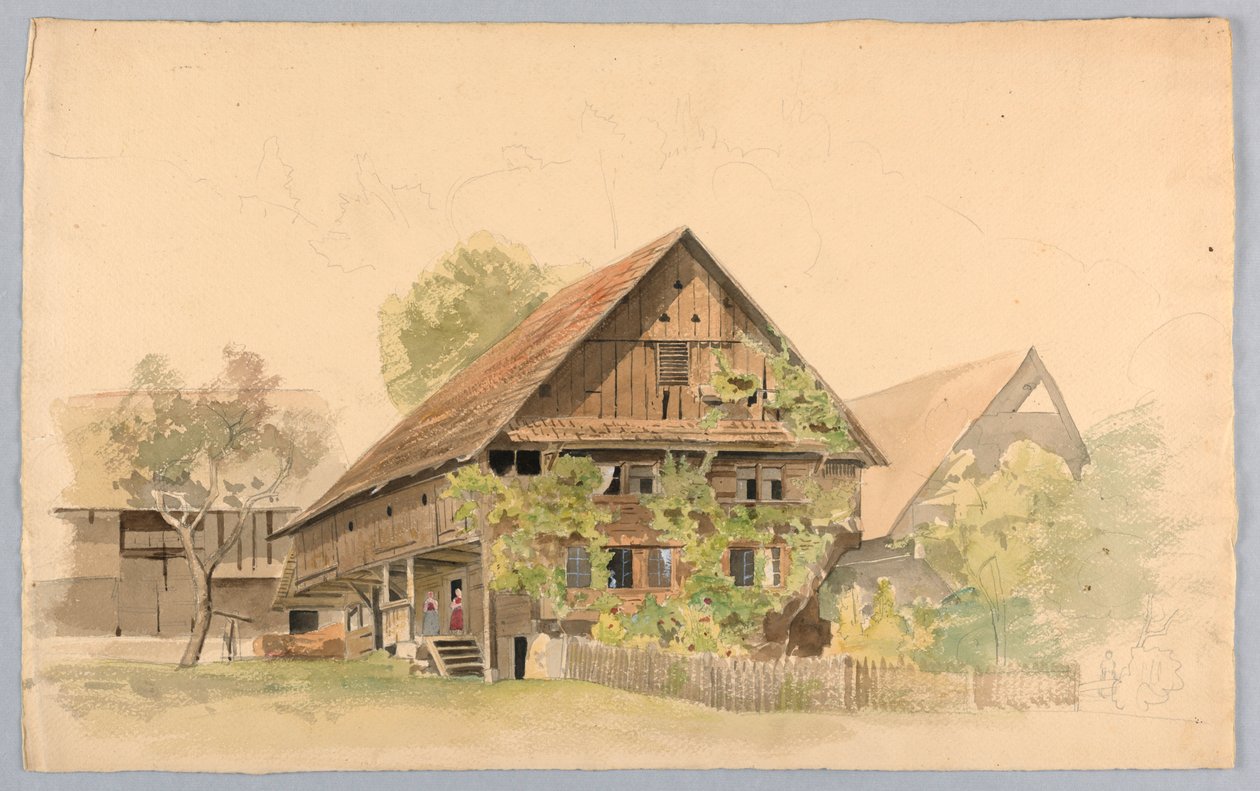 Studium krajiny, Švýcarsko od William Stanley Haseltine