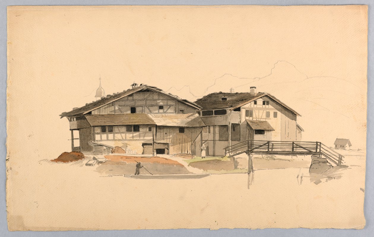 Studium krajiny, Švýcarsko od William Stanley Haseltine