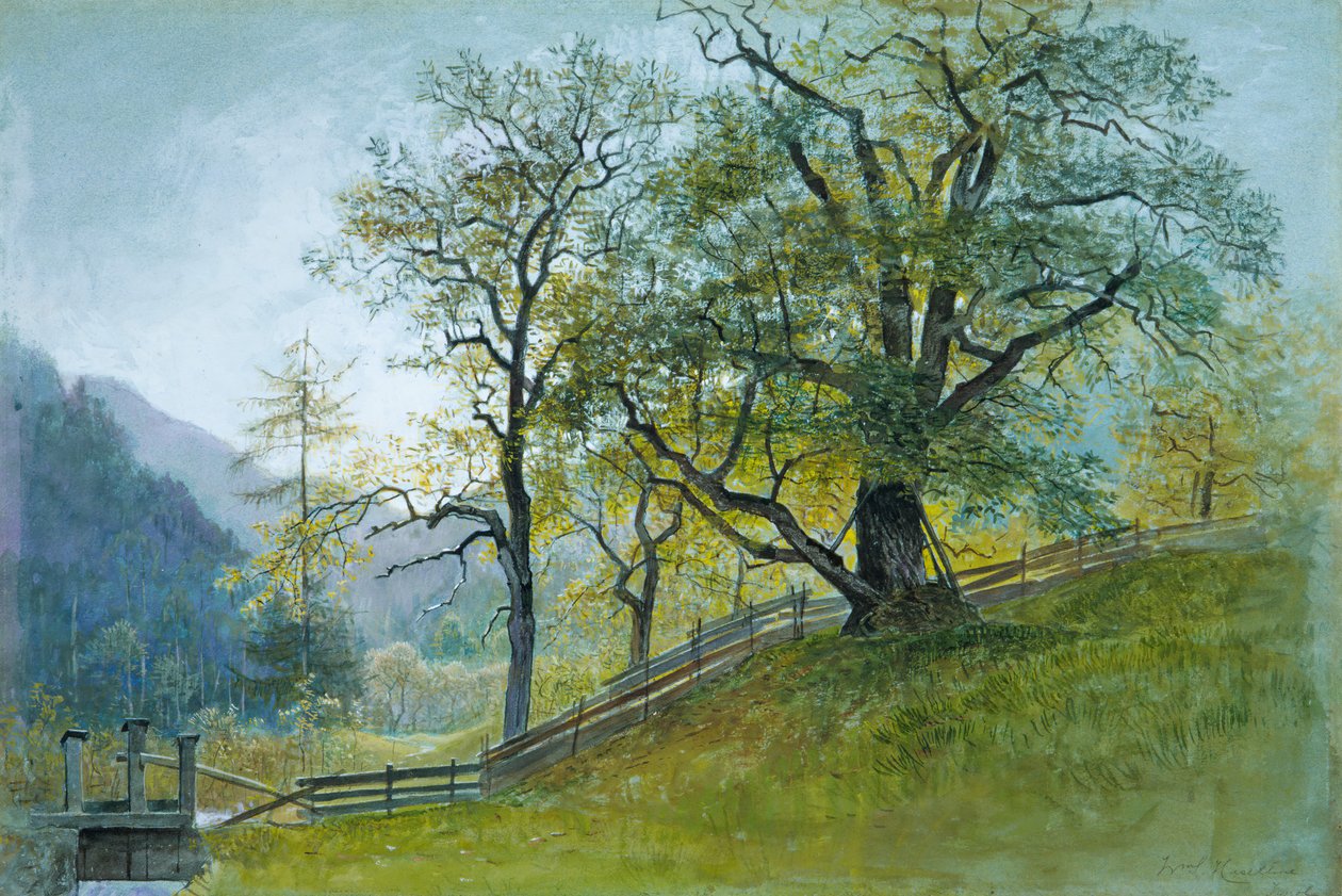 Vahrn v Tyrolsku u Brixenu. od William Stanley Haseltine